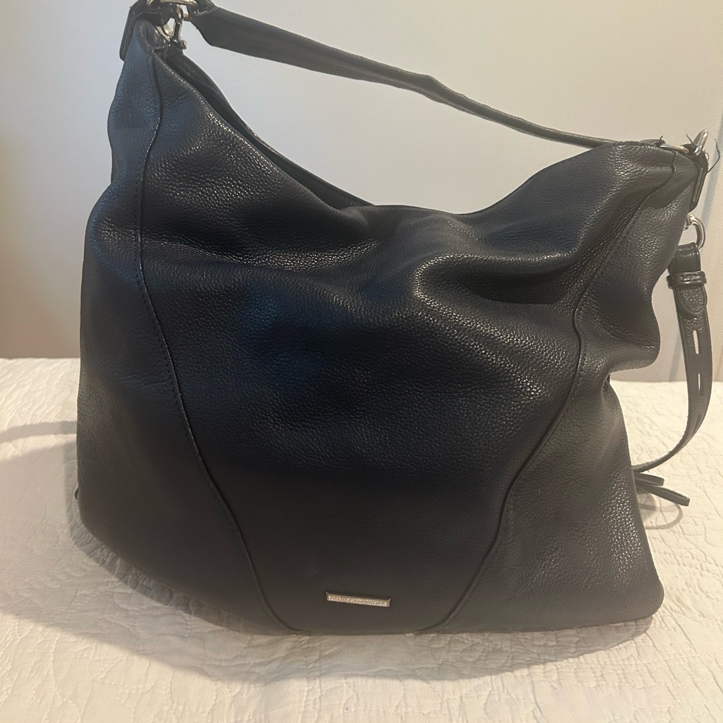Rebecca Minkoff Navy Leather Hobo Bag